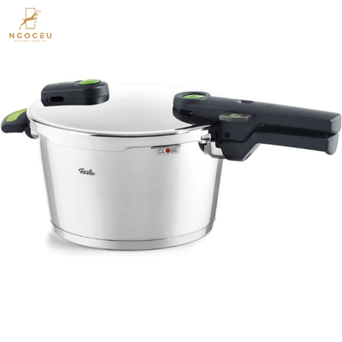 Nồi áp suất kèm xửng hấp Fissler Vitaquick Green 4,5L