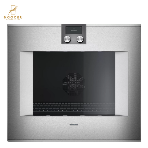 Lò nướng cánh phải Gaggenau BO480112 - Serie 400 - Màu Xám