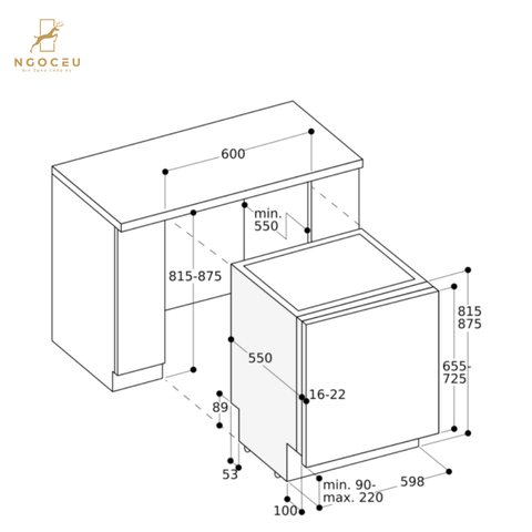 Máy rửa bát Gaggenau DF260101 - Serie 200