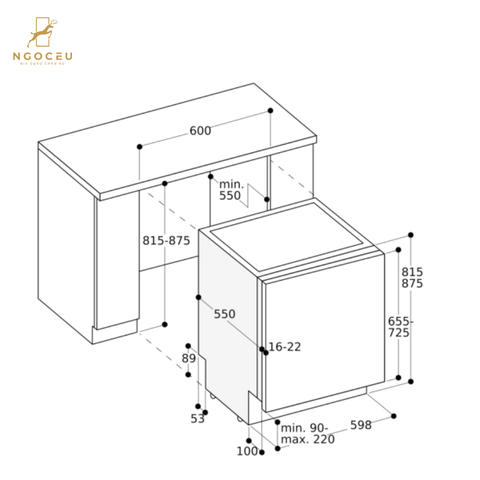 Máy rửa bát Gaggenau DF270101 - Serie 200