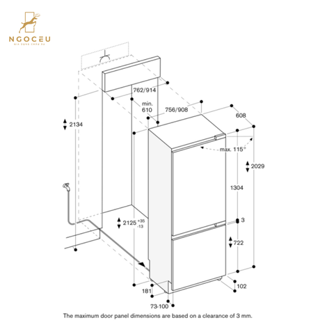 Tủ lạnh Vario 555L - Gaggenau RB492305 - Serie 400