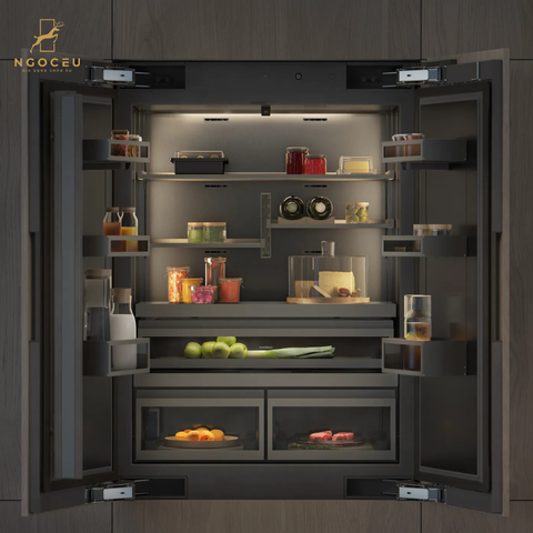 Tủ lạnh âm cửa kiểu pháp 576L - Gaggenau RVY497190 - Serie 400