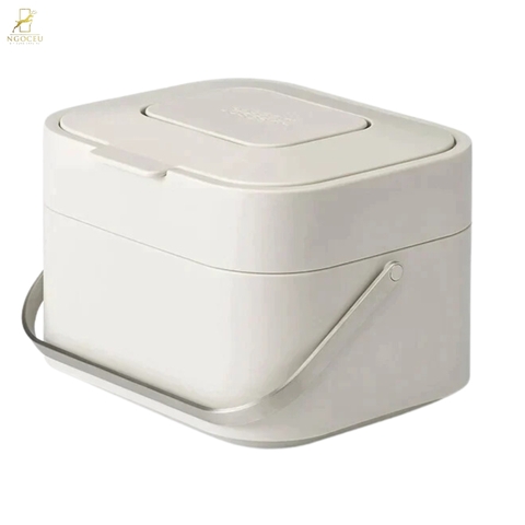 Hộp đựng rác thực phẩm thừa Joseph Joseph 300154 - Stack 4L Food Waste Caddy Stone
