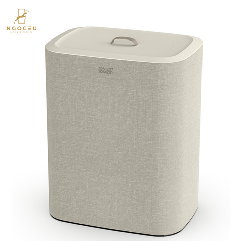 Thùng đựng đồ giặt 2 ngăn có quai xách Joseph Joseph 50020 Tota 90L - Màu kem