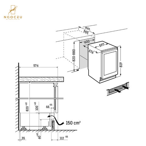Tủ bảo quản rượu Liebherr UWgb 3631-20