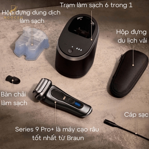 Máy cạo râu Braun Pro+ 9566cc - Serie 9