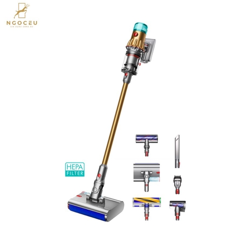 Máy hút bụi khô và ướt Dyson V12s Detect Slim Submarine - Gold/Gold
