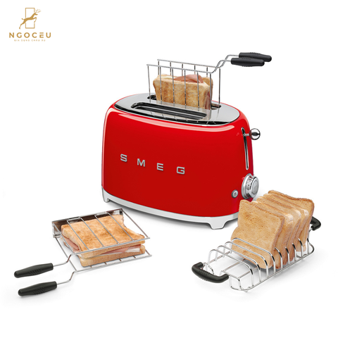 Máy nướng bánh mì 2 lát Smeg TSF01RDE