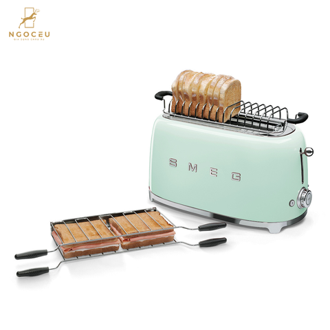 Máy nướng bánh mì 4 lát Smeg TSF02PGEU