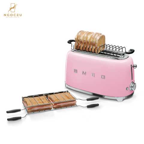 Máy nướng bánh mì 4 lát Smeg TSF02PKEU