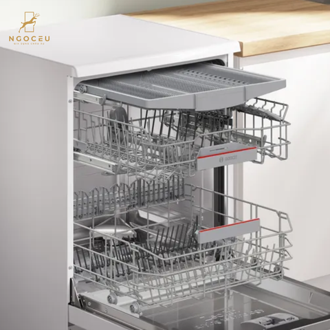 Máy rửa bát độc lập Bosch SMS6ZCW10E - Màu Trắng