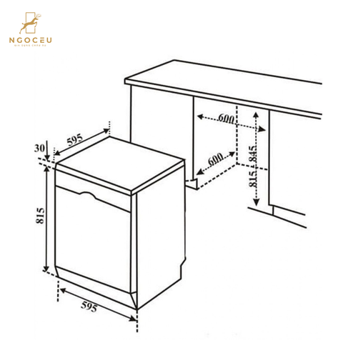 Máy rửa bát độc lập Bosch SMS6ZCW10E - Màu Trắng