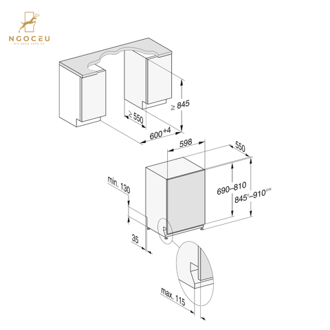 Máy rửa bát Miele G 7795 SCVi K2O XXL