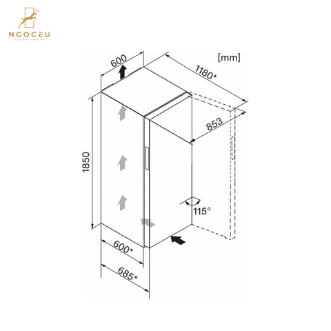 Tủ đông Miele FNS 28463 E