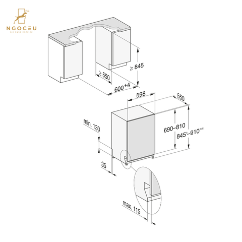 Máy rửa bát Miele G 7797 SCVi XXL AutoDos 125 Gala
