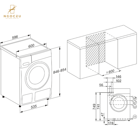 Máy giặt 10kg Miele WWK360 WCS PWash