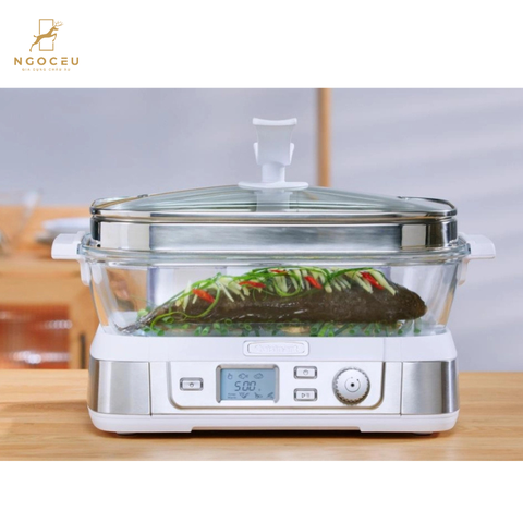 Nồi hấp điện đa năng Cuisinart STM-3000HK 6L - Màu Bạc