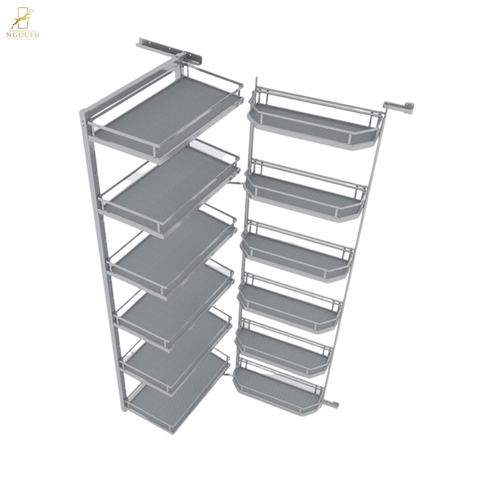 Phụ kiện tủ cao Hafele Kara swing cho tủ rộng 600 mm