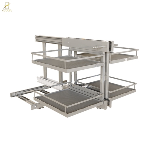 Phụ kiện tủ góc Hafele Olla Cho tủ rộng 900mm