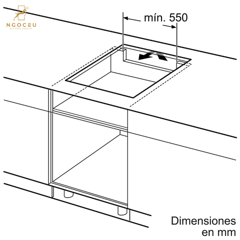 Bếp từ 3 vùng nấu Bosch PIJ631BB5E - Series 4