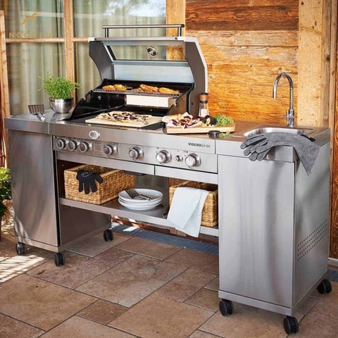 Bếp Nướng Gas BBQ Ngoài Trời Rosle Videro G4-SK Vario