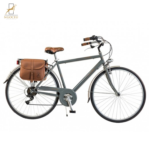 Xe đạp Via Veneto By Canellini Retrò Uomo Acciaio Grigio - Nam