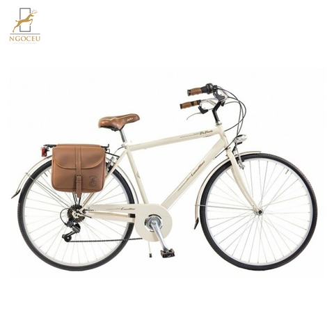 Xe đạp Via Veneto By Canellini Retrò Uomo Acciaio Panna - Nam