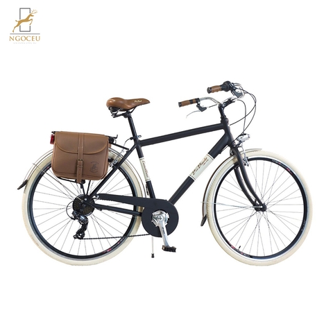 Xe đạp Via Veneto By Canellini Retrò Uomo Alluminio Nero - Nam