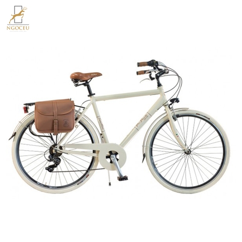 Xe đạp Via Veneto By Canellini Retrò Uomo Alluminio Panna - Nam