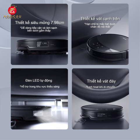 Robot hút bụi lau nhà Roborock G20S Ultra Bản Quốc Tế - Màu Đen