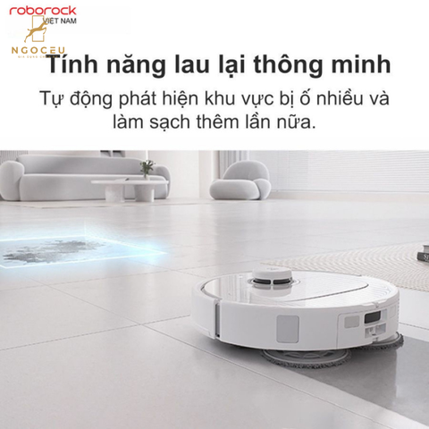 Robot hút bụi lau nhà Roborock Q Revo MaxV Bản Quốc Tế - Màu Đen