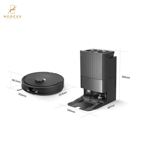 Robot hút bụi lau nhà Roborock Q Revo MaxV Bản Quốc Tế - Màu Trắng