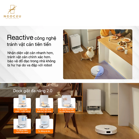 Robot hút bụi lau nhà Roborock Q Revo Pro Bản Quốc Tế - Màu đen