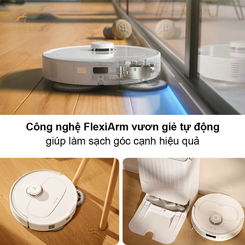 Robot hút bụi lau nhà Roborock Q Revo Pro Bản Quốc Tế - Màu Trắng