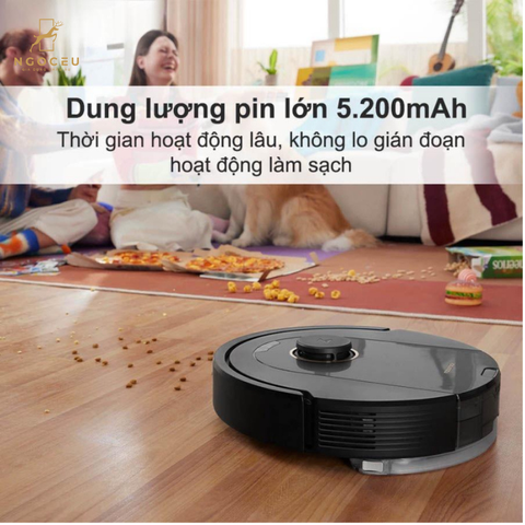 Robot hút bụi lau nhà Roborock Q5 Pro Plus Bản Quốc Tế - Màu Đen