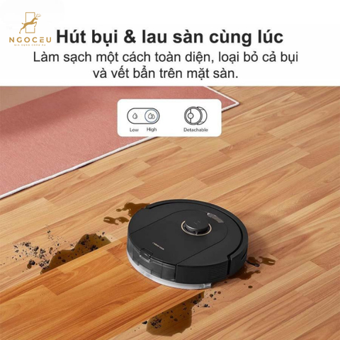 Robot hút bụi lau nhà Roborock Q5 Pro Plus Bản Quốc Tế - Màu Đen