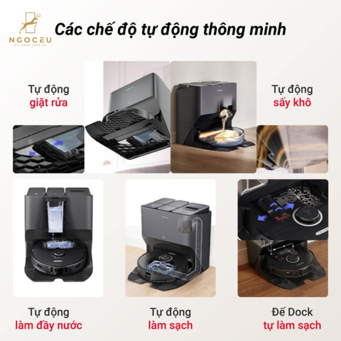 Robot hút bụi lau nhà Roborock S8 Pro Ultra Bản Quốc Tế - Màu Đen