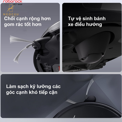 Robot hút bụi lau nhà Roborock Saros 10 - Màu trắng