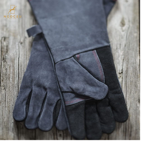 Bộ dụng cụ hỗ trợ bếp nướng 3 món Găng Tay, Xẻng Lật, Kẹp Gắp Rosle 25051