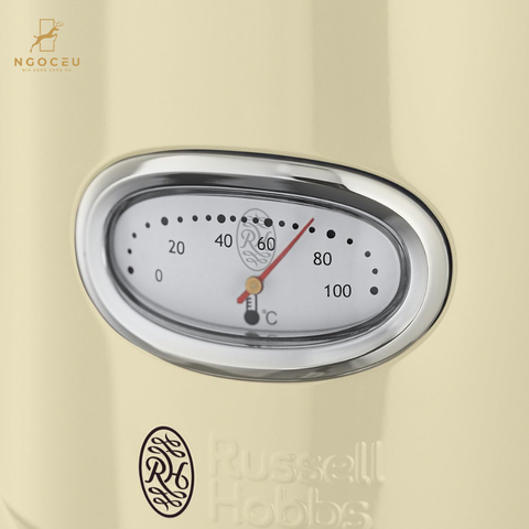 Ấm siêu tốc Russell Hobbs Retro 21672-70 2400W 1.7L - Màu Kem