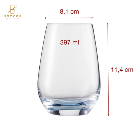 Bộ cốc pha lê 6 món Schott Zwiesel 124141 Vina Touch 397ml
