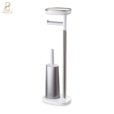 Set dụng cụ toilet 4 in 1 Joseph Joseph 70519 Easystore plus stand