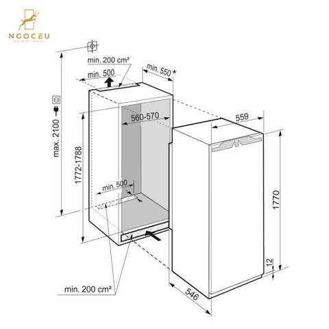 Tủ đông 213L - Liebherr SIFNh 5188 Peak NoFrost