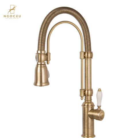 Vòi rửa bàn đảo chuyên nghiệp Smeg Colonial MIDR7O-2