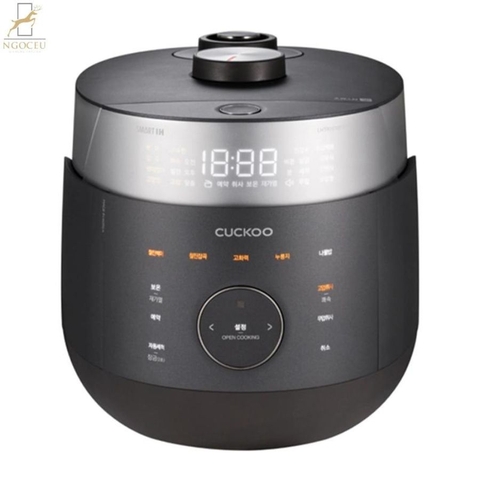 Nồi cơm cao tần áp suất kép Cuckoo CRP-LHTR0610FGB - Màu Xám