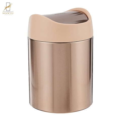 Thùng rác 1.5L SimpleHuman - Màu Vàng Đồng