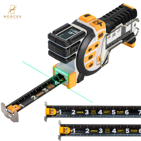 Thước dây kỹ thuật số kèm dây thước Reekon Metric T1 Tomahawk