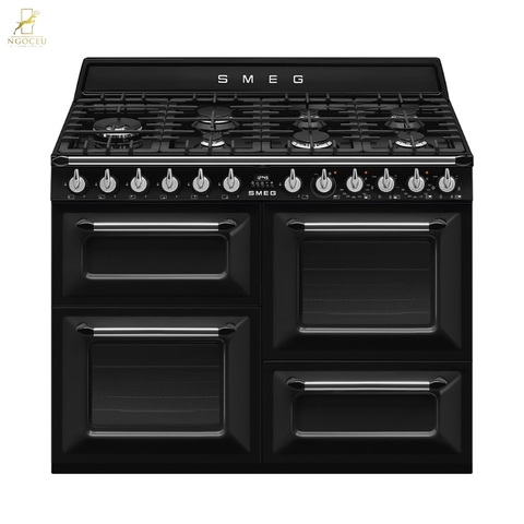 Bếp gas hỗn hợp kèm lò nướng Smeg TR4110BL1 - 110cm