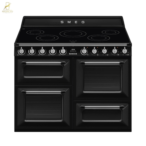 Bếp từ hỗn hợp kèm lò nướng Smeg TR4110IBL2 - 110cm