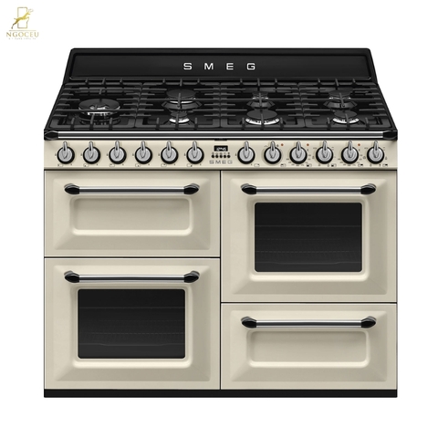 Bếp gas hỗn hợp kèm lò nướng Smeg TR4110P1 - 110cm